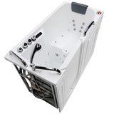 27 in. x 53 in. Walk-In Whirlpool and Air Tub with Total Spa Suite in White