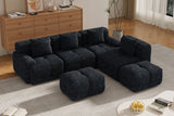NEXO 135" 4-Seater Sofa with 2 Ottomans