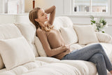 CLOUDIES 134" 3 Seater Sofa with 2 Ottomans