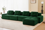 CORDELIA 153" 4-Seater Sofa with 1 Ottoman
