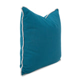 20 x 20 Outdoor Pillow with Dec Cord- Seascape Turquoise- Poly Insert