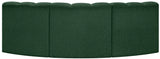 Arc - Boucle Fabric 3 Piece Modular Corner Sofa