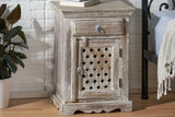 JARVO Nightstand With 1 Drawer 1 Door