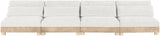 Turin - Chenille Fabric Upholstered Modular Sectional - White