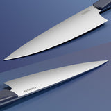 Ciarra Beyond Trio Knife Set with Gift Box, with Chef Knife, Serrated Bread Knife and Utility Knife, High Carbon Stainless Steel with Ergonomic Handle | Midnight Dream