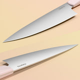 Ciarra Beyond Trio Knife Set with Gift Box, with Chef Knife, Serrated Bread Knife and Utility Knife, High Carbon Stainless Steel with Ergonomic Handle | Sakura Candy