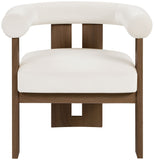 Arienzo - Performance Fabric Upholstered Accent Chair - Walnut Base