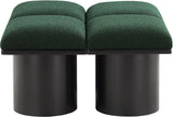Pavilion - 4 Piece Modular Bench With Black Base