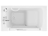 ANZZI Coupe Series 29 in. x 53 in. Wheelchair Access Walk-In Soaking Tub in White