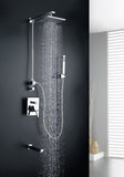 Byne 1-Handle 1-Spray Tub and Shower Faucet with Sprayer Wand in Polished Chrome