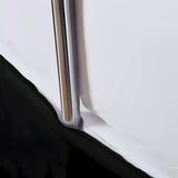 400TC Cotton Sateen Detachable Wrap Around Tailored Bed Skirt