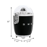Retro-Style Citrus Juicer - Black