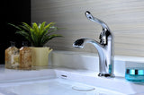 Arc Series Single Hole Single-Handle Low-Arc Bathroom Faucet in Polished Chrome