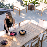 BYRON TEAK Extension Dining Table
