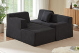 Livo 96" Corduroy Chaise Sofa