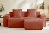 HARRISON 78" Loveseat with 1 Ottoman