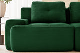 CORDELIA 151" 6-Seater Sofa with 2 Ottomans
