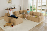 CORDELIA 116" 5-Seater Sectional with 2 Ottomans