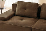 CORDELIA 153" 4-Seater Sofa with 2 Ottomans