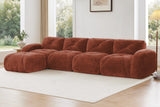 MYLO 140" 4-Seater Sofa with 1 Ottoman