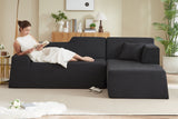 Livo 96" Corduroy Chaise Sofa