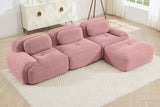 MIA 117'' 3-Seater Sofa with 1 Ottoman