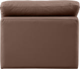 Indulge - Faux Leather Armless Chair