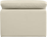 Comfy - Faux Leather Armless Chair