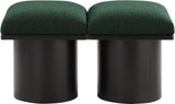 Pavilion - 2 Piece Modular Bench With Black Base