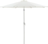 Fiji - Aluminum Patio Umbrella With Square Black And White Base