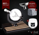 Airforce Whiskey Decanter Set with 4 Liquor Glasses