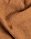 Cinnamon linen duvet cover