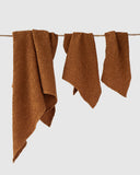 Cinnamon waffle towel set (3 pcs)