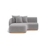 Como Curved Chaise Left