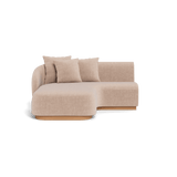 Como Curved Chaise Left