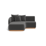 Como Curved Chaise Left