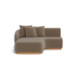 Como Curved Chaise Left