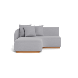 Como Curved Chaise Left