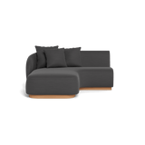 Como Curved Chaise Left