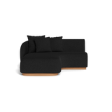 Como Curved Chaise Left