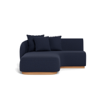 Como Curved Chaise Left