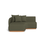 Como Curved Chaise Left