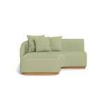 Como Curved Chaise Left