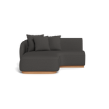 Como Curved Chaise Left