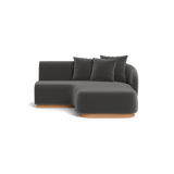 Como Curved Chaise Right