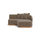 Como Curved Chaise Right