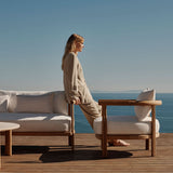 Cove Teak 3 Seat Sofa