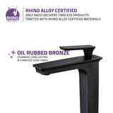ANZZI Saunter High Arc Single Hole Faucet (8.75" H), 1.2 GPM WaterSense Certified, Rhino Alloy Solid Brass, for Vessel Sinks, Various Finishes