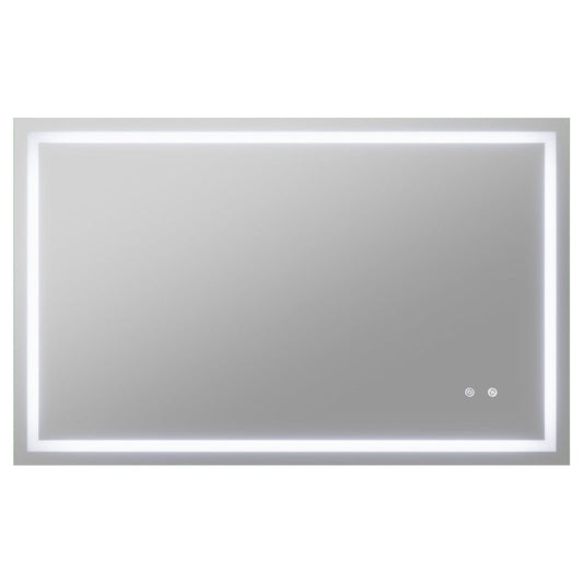 30-in. x 48-in. Frameless LED Front/Back Light Bathroom Mirror w/Defogger