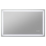 30-in. x 48-in. Frameless LED Front/Back Light Bathroom Mirror w/Defogger